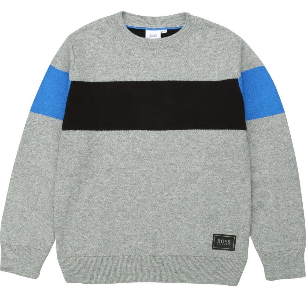 Boss Hugo Boss Boys Sweater Size 6 Cotton Wool Blend